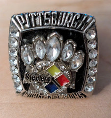 PITTSBURGH STEELERS SUPERBOWL RING 5TH SUPERBOWL TITLE-HINES WARD 86