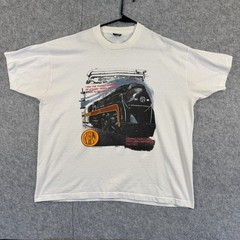 Vintage 1995 Norfolk & Western Railway T Shirt Steam Engine Trains XXL
