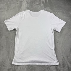 Hugo Boss White Crew Neck T Shirt Men’s XL Slim Fit Cotton Logo Tee