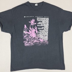 Dreary North Fest Shirt Mens XL Black Chicago Music Festival Band Lineup Demon