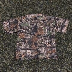 Cabelas Camo Hunting Boxy Cut Bottom T Shirt Mens Size Large Regular