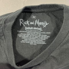 Rick and Morty Adult Swim Graphic T Shirt Mens Medium Black