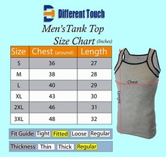 Different Touch 6 Pack Men Square Cut G-unit Style Tank Top A-shirts