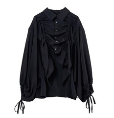NOT CONVENTIONAL Kimono Shirt Black Free Size