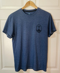 Vineyard Vines Men’s Medium Blue Dunes Tee Cotton Blend T-Shirt Lighthouse