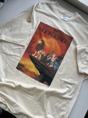 New Vintage 90s Disney The Lion King T-Shirt Single Stitch Mens Sz XL
