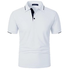 Men Breathable Summer Polo Shirt Beach Casual Tshirt Top Daily Fit Tee Gym Gift