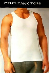Basic Editions Men’s 7-Pack White Tank Top Sleeveless Shirt L-XL (44-46″)