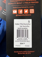 Habit Mens Performance Tee Shirt UPF 40+ Size Small Realtree NEW