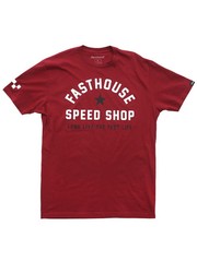 Fasthouse Men’s Fast Life Short Sleeve T-shirt Live the Fast Life Motocross Tee