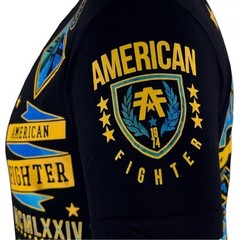 American Fighter Mens T-Shirt LANDER Athletic Biker GYM Black MMA Size 3XL New