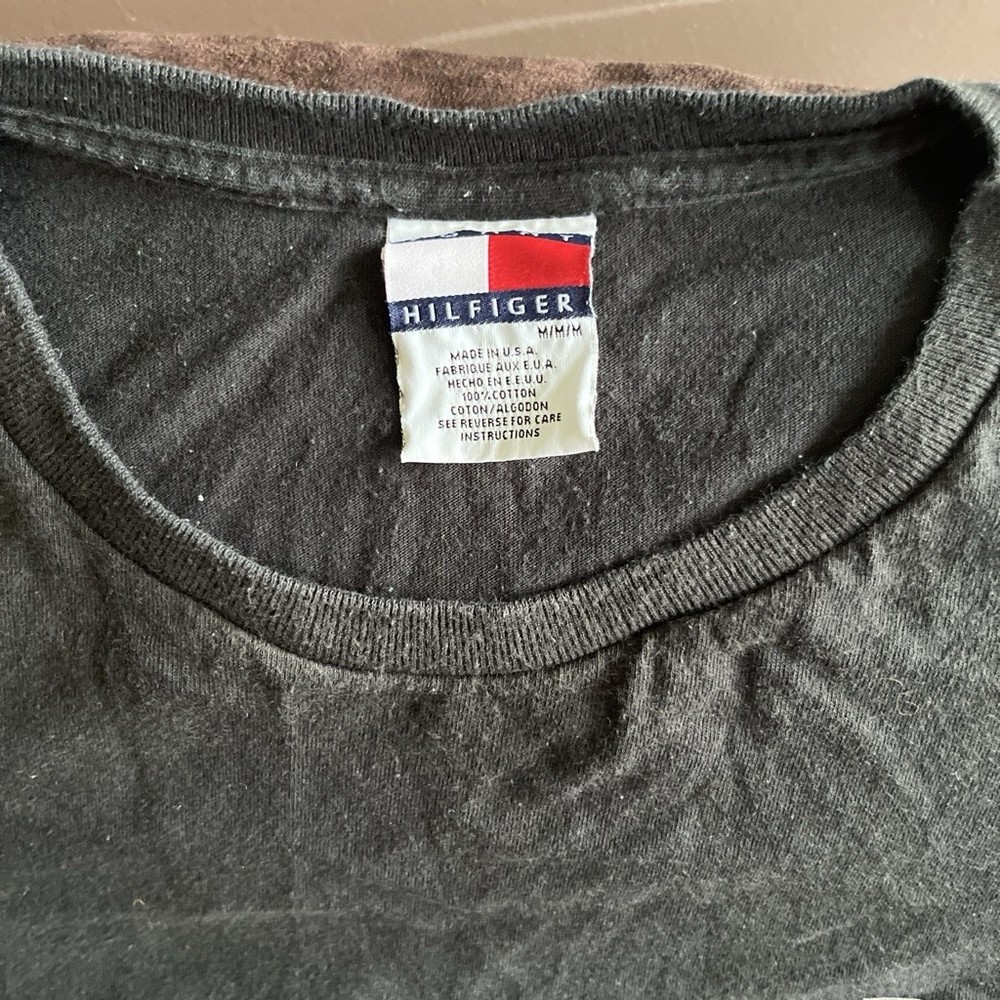 Tommy Hilfiger Black Logo Short Sleeve Crew Neck Men’s T-Shirt M
