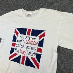 Vintage Went To London And I Got This Lousy T Shirt 90s Fruit Of The Loom