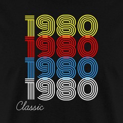 Vintage 1980 Birthday Men’s T-Shirt