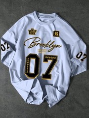 Brooklyn 07 Graphic Tee Hip Hop Streetwear New York Urban Boston T Shirt XS-4XL