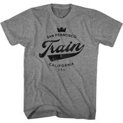 Train San Francisco California USA Men’s T Shirt 90’s Rock Band Music Merch