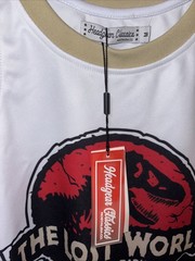 JURASSIC PARK THE LOST WORLD 1997 BASKETBALL JERSEY BY HEADGEAR CLASSICS SZ M