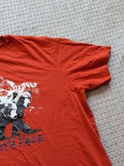 The North Face Shirt Mens XL Orange Bear Mountain Graphic Tee Nature Outdoor