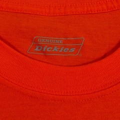 Dickies Create A World Without Bullying Orange Pocket T-Shirt Large Short Sleeve