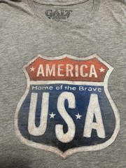 GALT America “USA” Men’s Soft Feel TSHIRT Size Large, Preowned