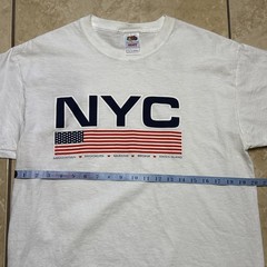 Vintage New York City T-shirt Mens Large USA Single Stitch Fruit of The Loom