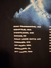 Shaka Wear Chase Atlantic Cold Nights Tour Long Sleeve T-Shirt Black Size XL