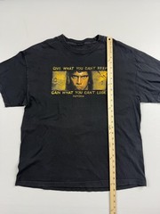 Vintage End Of The Spear Shirt Mens Black Christian Graphic Tee Movie Read