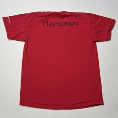 Vintage 90s PlayStation Promo T-Shirt Red Sony SCEA Employee Lee Single Stitch M