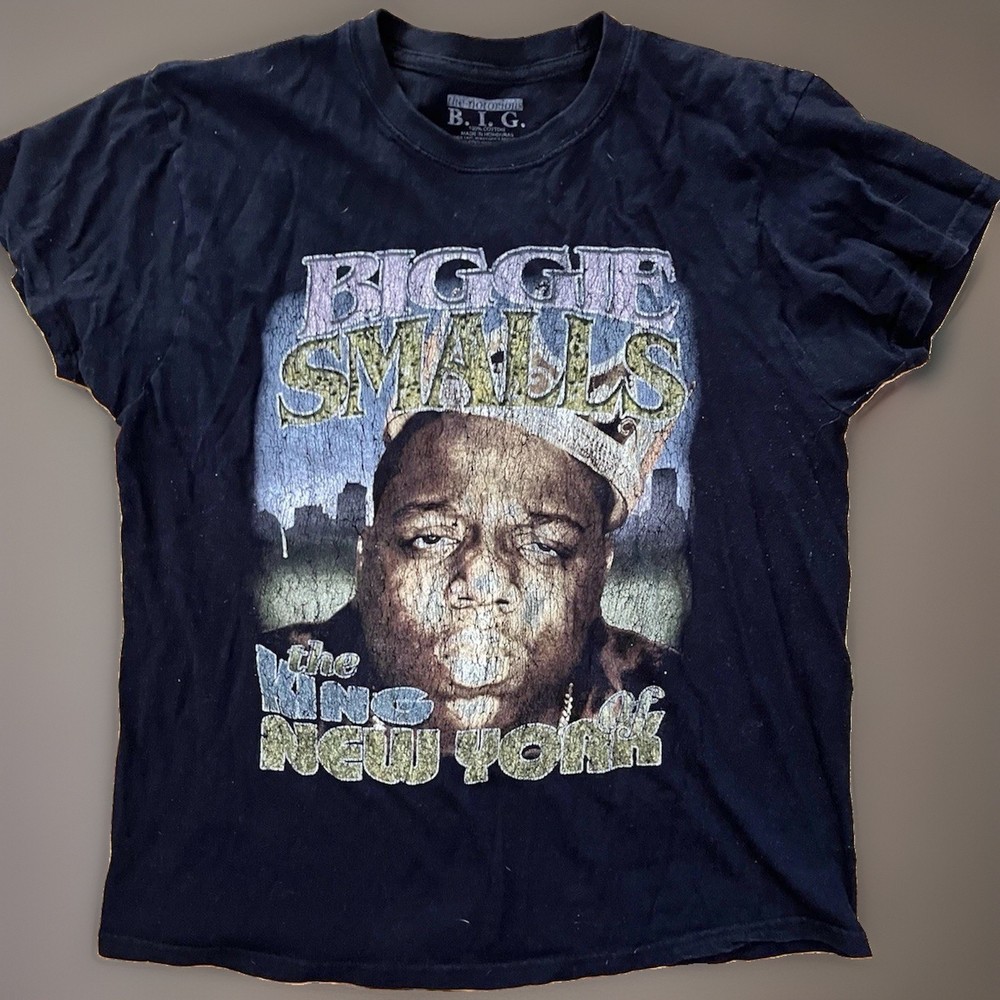 Biggie Smalls Notorious BIG Size Large the King of NY It Was All A Dream NWOT