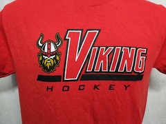 Viking Hockey Adult Small Red TShirt
