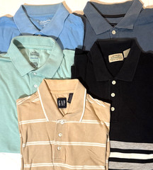 Men Short Sleeve Polo T-Shirt Tops – Choice size & color -Pre-Owned