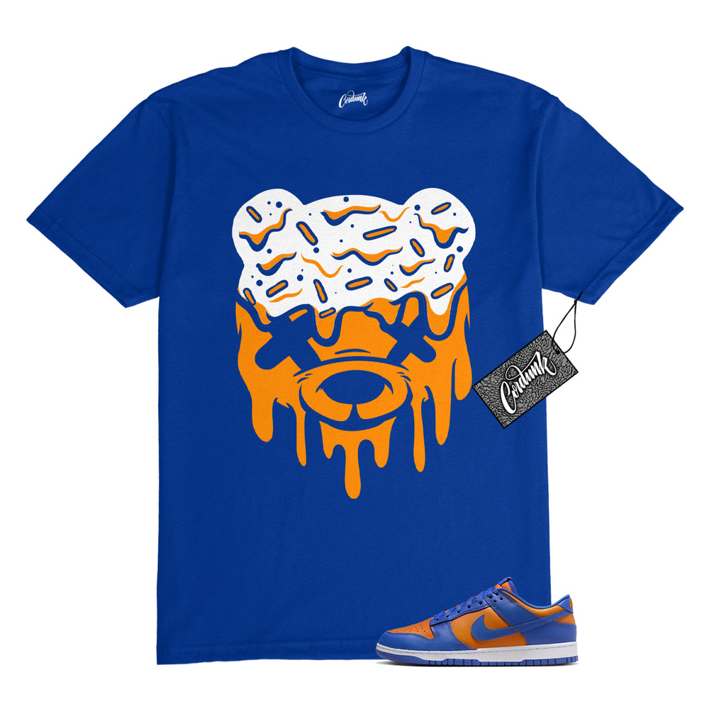 Dunk Knicks Team Royal Blue Orange Low Bright Ceramic T Shirt to Match DRIPPY