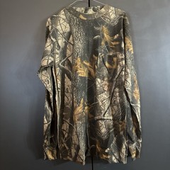 Vtg NWT Ace Sportswear Realtree Camo Shirt Single Stitch Hardwood USA Medium
