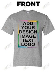 Add Your Own Design, Photo, Text – Custom T-Shirt, Personalized