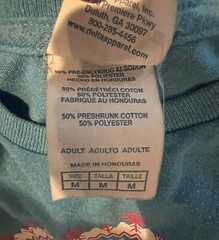 Vintage 1980s 90s McDonalds Medium Baby Blue Cotton T-Shirt Tee Flower logo F1