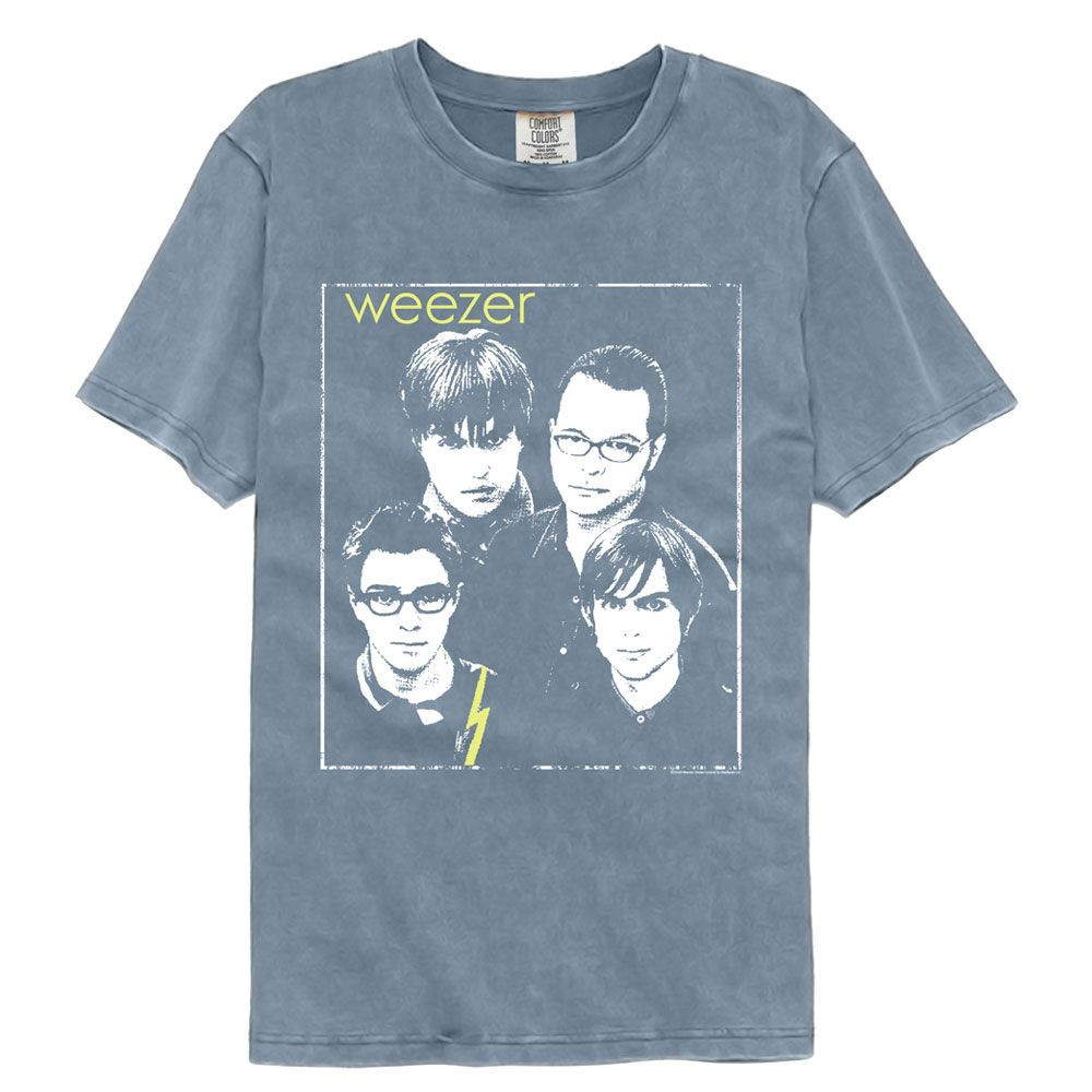 Weezer Framed Blue Jean Comfort Colors Music Shirt