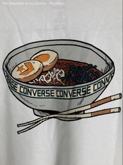 Converse Mens White Graphic Print Short Sleeve Crew Neck Pullover T-Shirt Size L