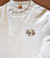 Hang Ten Vintage T Shirt Heather Gray Size L Surfer Surf Beach California