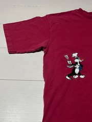VINTAGE ACME LOONEY TUNES BURGANDY GRAPHIC POCKET T-SHIRT TWEETY BIRD SIZE L