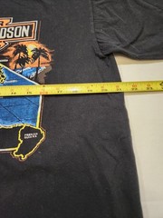 Harley Davidson St Maarten N A Biker Clob Niu Sportswear Black T-Shirt L