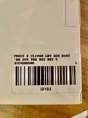 SEALED Verdy x Clipse “Let God Sort ’Em Out” CD + T-Shirt Box Set 5 – Size L