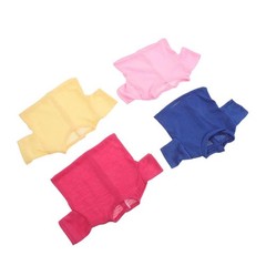 4Pcs Plush Bear Blank T-Shirts Soft Cotton for Birthday Graduation Gift