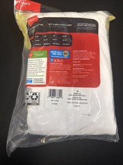 2X Hanes 2135 Crewneck Tagless Men’s T-shirt Medium 3+1 Pack – White