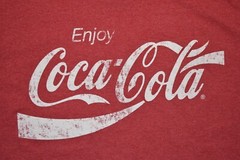Coca Cola Mens Coke Enjoy Coca-Cola Vintage Distressed Graphic Shirt New S-3XL