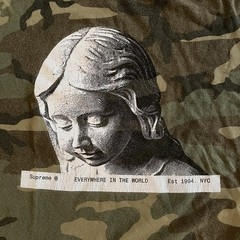 Supreme Everywhere Tee Woodland Camo Size L Mens T-Shirt FW20 Made in USA RARE