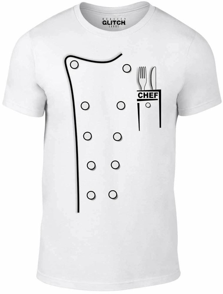 Chef Whites T-Shirt – Men’s Funny Cooking Gift Cook Food Outfit Kitchen Costume