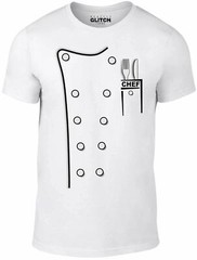 Chef Whites T-Shirt – Men’s Funny Cooking Gift Cook Food Outfit Kitchen Costume