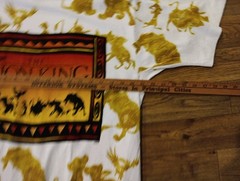 Vtg The Lion King Disney T-Shirt Size OSFM All Over Print 90s (Back Is Plain)
