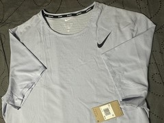 NIKE AEROSWIFT RUNNING #057 GHOST & BLACK DRI-FIT ADV SHIRT SIZE 2XL MEN $90.00