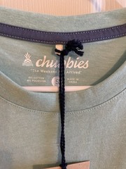 Chubbies Pocket T-shirt Men’s Size Small Sea Mint Color